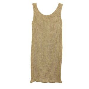 Vintage Stiletto Open Weave Sheath Dress Union Made USA Festival Retro Size 10